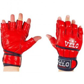 Рукавички для ММА ULI-4021 Velo S Червоний (37241025)