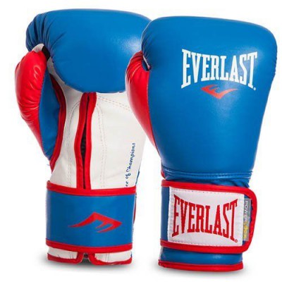 Рукавички боксерські Powerlock P00000728 Everlast 16oz Синьо-червоно-білий (37409057)