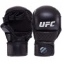 Рукавички для змішаних єдиноборств ММА шкіряні UFC PRO MMA Combat UCK-75195 L-XL чорний