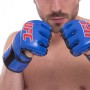 Рукавички для змішаних єдиноборств Zelart MMA 0397 розмір XS Blue