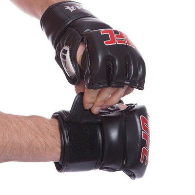 Рукавички для змішаних єдиноборств MMA BO-0397 FDSO XL Чорний (37508012)