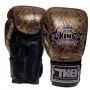 Рукавички боксерські шкіряні Super Snake TKBGSS-02 Top King Boxing 12oz Чорно-золотий (37551023)