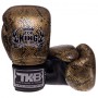 Рукавички боксерські шкіряні Super Snake TKBGSS-02 Top King Boxing 12oz Чорно-золотий (37551023)