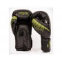 Рукавички боксерські VENUM Impact Boxing Gloves 14 унцій чорний/салатовий (4152)