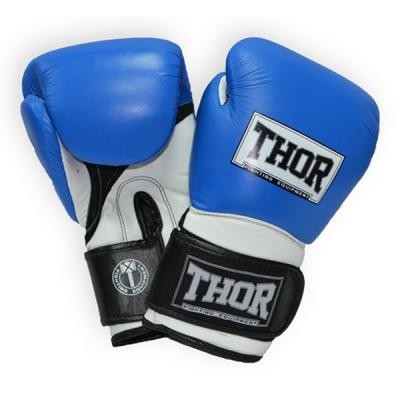 Боксерские перчатки Thor Pro King 16oz Blue/White/Black (8041/03(Leather) Bl/Wh/B16 oz.)