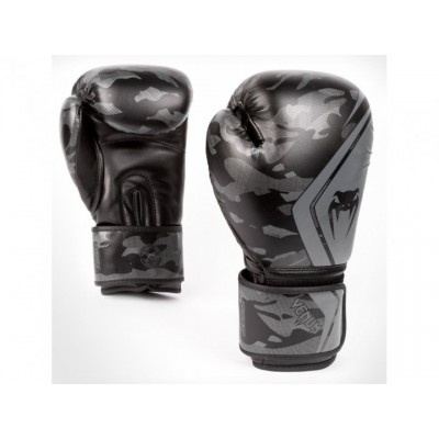 Рукавички тренувальні VENUM Defender 2.0 Boxing Gloves 12 унцій чорний/сірий (5274)