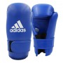 Рукавички напівконтакт Open Hand Semi-Contact Gloves з ліцензією WAKO ADIDAS WAKOG3 сині L