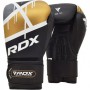 Боксерські рукавички RDX Rex Leather Black 14 унцій чорно-золоті 3073_40291