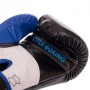 Рукавички для боксу та єдиноборств на липучці Title Boxing 3780 Black-Blue-White 14 унцій