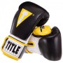 Рукавички для боксу та єдиноборств на липучці Title Boxing 3780 Black-Yellow 14 унцій