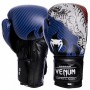 Рукавички для боксу та єдиноборств шкіряні Venum Tiger Legend Heroe VL-2044 Black-Blue-White 12 унцій