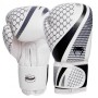 Рукавички для боксу та єдиноборств шкіряні Venum New Contender Heroe VL-2034 White-Black-Grey 12 унцій