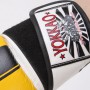 Рукавички для боксу та єдиноборств шкіряні YOKKAO YK016 Yellow-Black-White 10 унцій