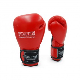 Боксерські рукавички EVOLUTION PROFESSIONAL EQ ze naturalnej PRO+ RED