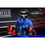Боксерські рукавиці PowerPlay 3017 Чорні карбон 10 унцій