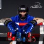 Боксерські рукавиці PowerPlay 3017 Чорні карбон 10 унцій