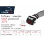 Рукавиці MMA PowerPlay 3075 Чорні-Білі M