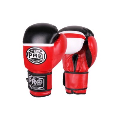 Тренувальні боксерські рукавички PRO BOXING Starter Gloves червоно-чорні 12 Oz