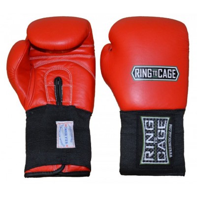 Боксерські рукавички RING TO CAGE Amateur Competition Gloves червоний 12 Oz