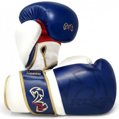 Боксерські рукавички для спарингу RIVAL RS80V Impulse Sparring Gloves синій 16 oz