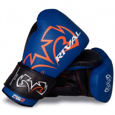 Боксерські рукавички RIVAL RS11V Evolution Sparring Gloves синій 14 oz