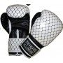 Тренувальні боксерські рукавички RING TO CAGE Gym Training Gloves білий (Сітка)/чорний 12 Oz