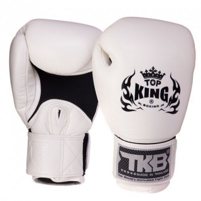 Рукавички боксерські шкіряні Ultimate Air TKBGAV Top King Boxing 12oz Білий (37551033)