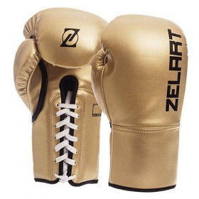 Рукавички боксерські BO-1348 Zelart 14oz Золотий (37363053)