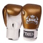 Рукавички боксерські шкіряні Super Snake TKBGEM-02 Top King Boxing 8oz Біло-золотий (37551040)