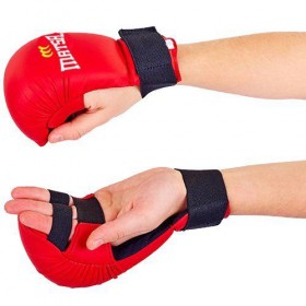 Рукавички для карате MA-0010 Matsa XL Червоний (37240008)