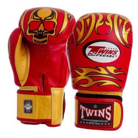Рукавички боксерські FBGVL3-31 Twins 12oz Червоно-золотий (37426084)