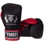 Рукавички боксерські шкіряні Reborn TKBGRB Top King Boxing 14oz Чорно-червоний (37551039)