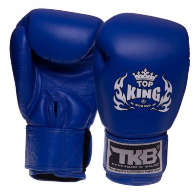 Рукавички боксерські шкіряні Ultimate TKBGUV Top King Boxing 10oz Синій (37551034)