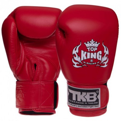 Рукавички боксерські шкіряні Ultimate TKBGUV Top King Boxing 18oz Червоний (37551034)