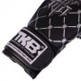 Рукавички боксерські шкіряні Chain TKBGCH Top King Boxing 8oz Чорно-срібний (37551044)