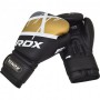 Боксерські рукавички RDX Rex Leather RDX Inc 8oz Чорно-золотий (37260020)