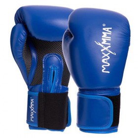 Рукавички боксерські MaxxMMA GB01S Без бренду 12oz Синій (37429135)