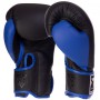 Рукавички боксерські шкіряні Reborn TKBGRB Top King Boxing 16oz Чорно-синій (37551039)