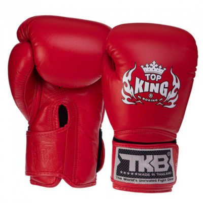 Рукавички боксерські шкіряні Super TKBGSV Top King Boxing 8oz Червоний (37551043)