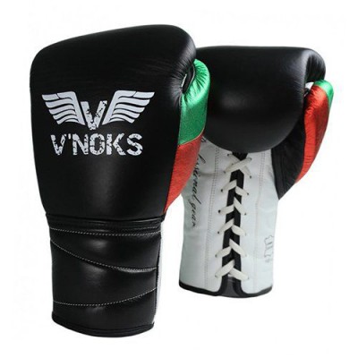 Боксерські рукавички V`Noks Mex Pro V`Noks 12oz Чорний (37349010)