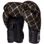 Рукавички боксерські шкіряні Chain TKBGCH Top King Boxing 16oz Чорно-золотий (37551044)