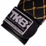 Рукавички боксерські шкіряні Chain TKBGCH Top King Boxing 16oz Чорно-золотий (37551044)