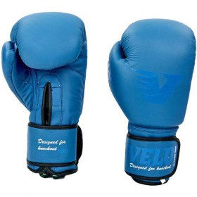 Рукавички боксерські VL-8187 Velo 14oz Синій (37241011)