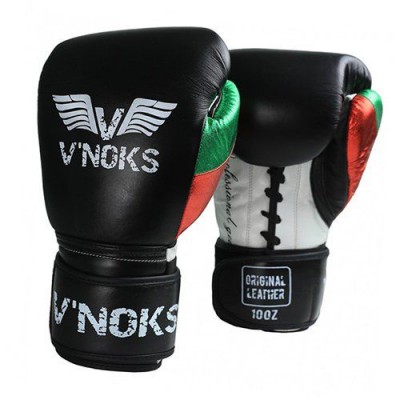 Боксерські рукавички V`Noks Mex Pro Training V`Noks 18oz Чорний (37349011)