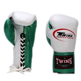 Рукавички боксерські BO-0279 Twins 16oz Біло-зелений (37426057)