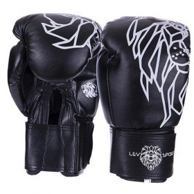 Рукавички боксерські LV-4280 Lev Sport 10oz Чорний (37423005)
