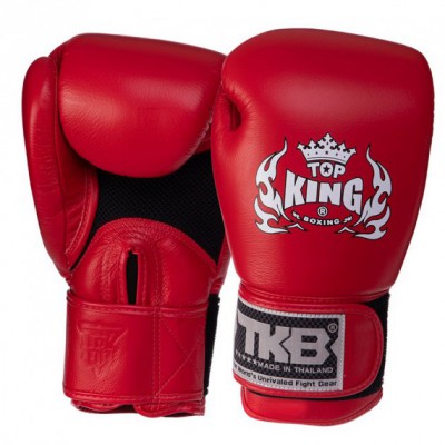 Рукавички боксерські шкіряні Ultimate Air TKBGAV Top King Boxing 14oz Червоний (37551033)