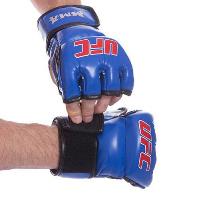 Рукавички для змішаних єдиноборств MMA BO-0397 FDSO L Синій (37508012)