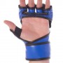 Рукавички для змішаних єдиноборств MMA BO-0397 FDSO L Синій (37508012)