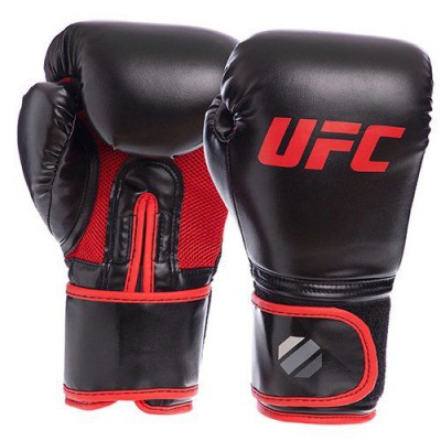 Рукавички боксерські Myau Thai Style UHK-69680 UFC 14oz Чорний (37512011)